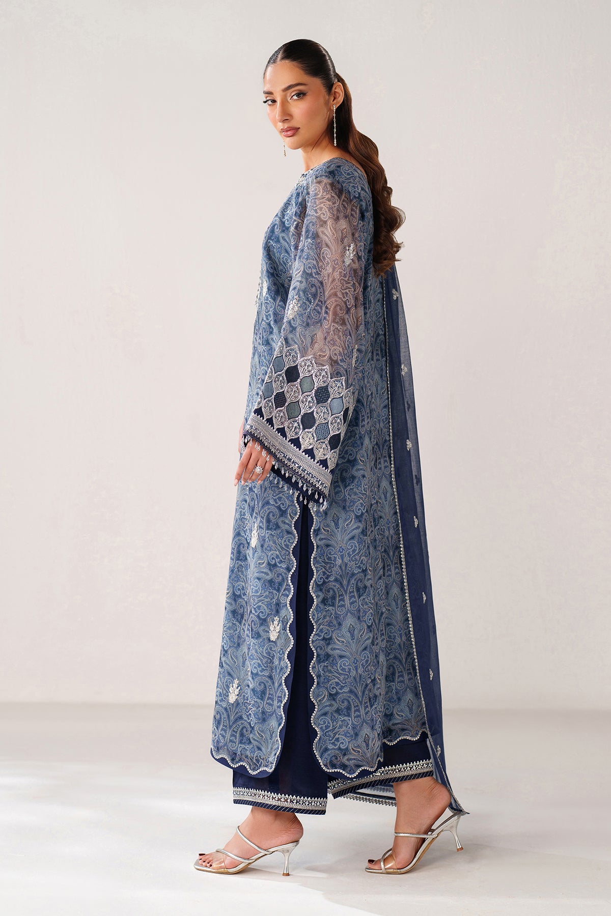 EMBROIDERED CHIFFON SF-4387