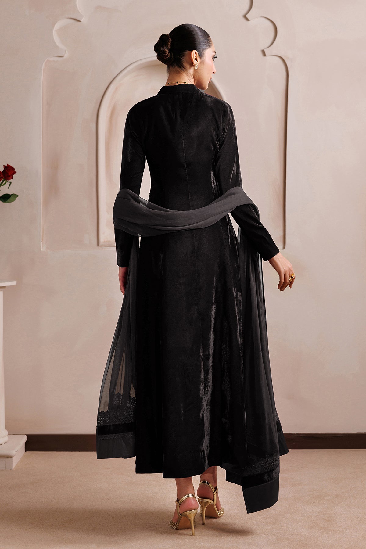 PLAIN CHIFFON DUPATTA-129