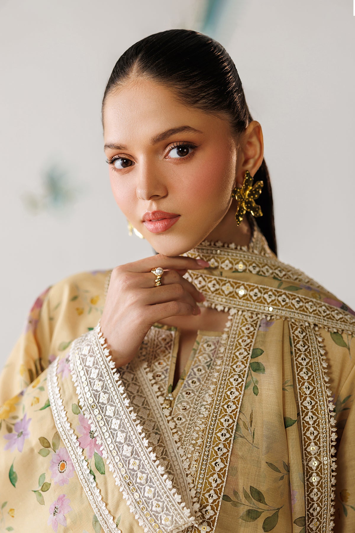 EMBROIDERED LAWN UF-4416