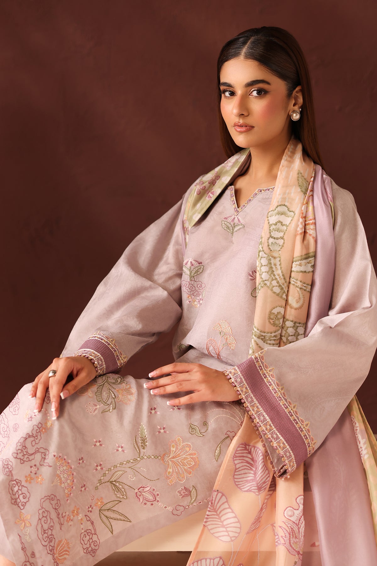 EMBROIDERED SELF JACQUARD SF-4484