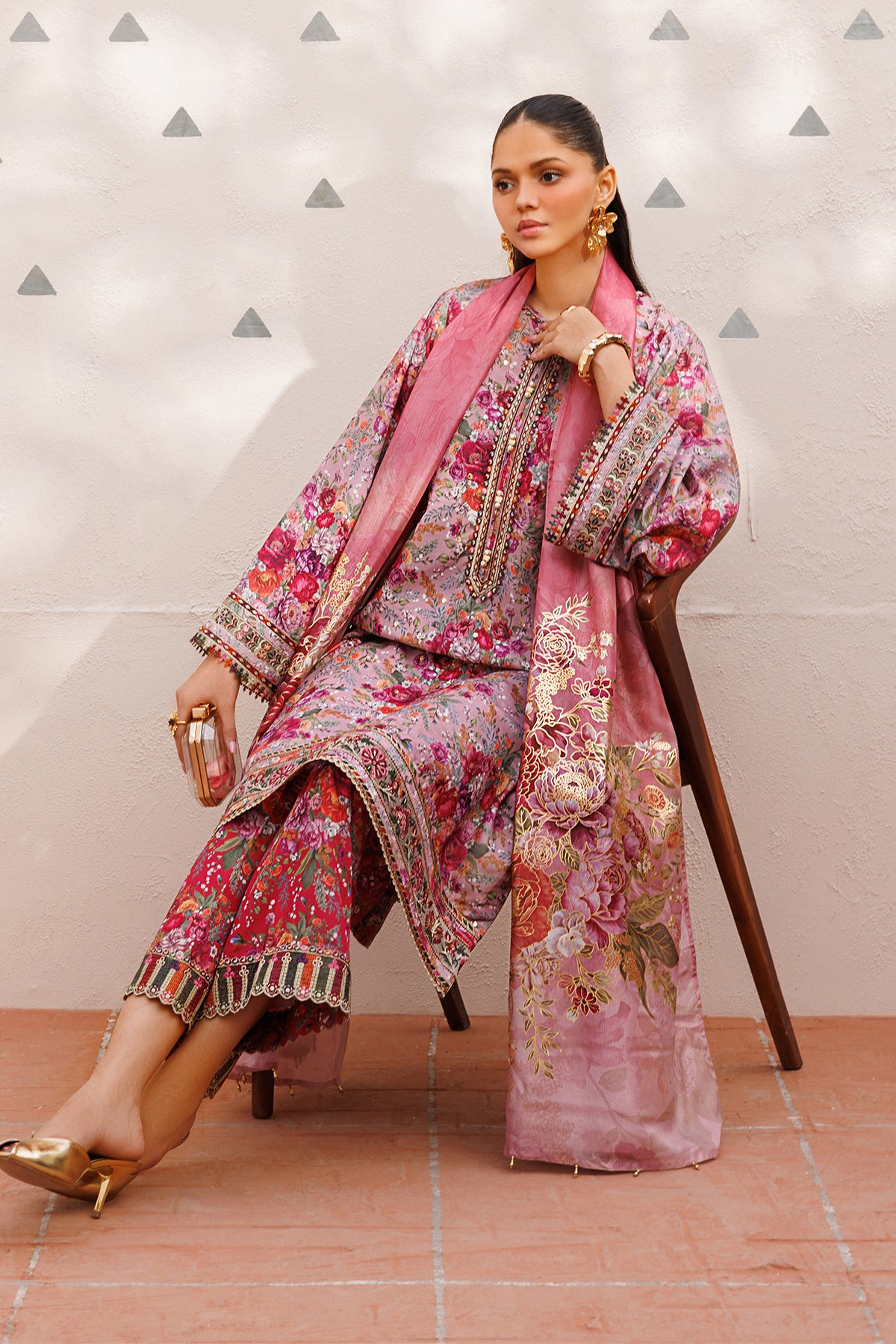 EMBROIDERED LAWN SF-4398