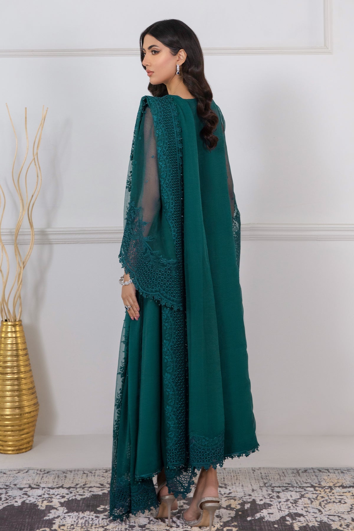 EMBROIDERED CHIFFON SF-338