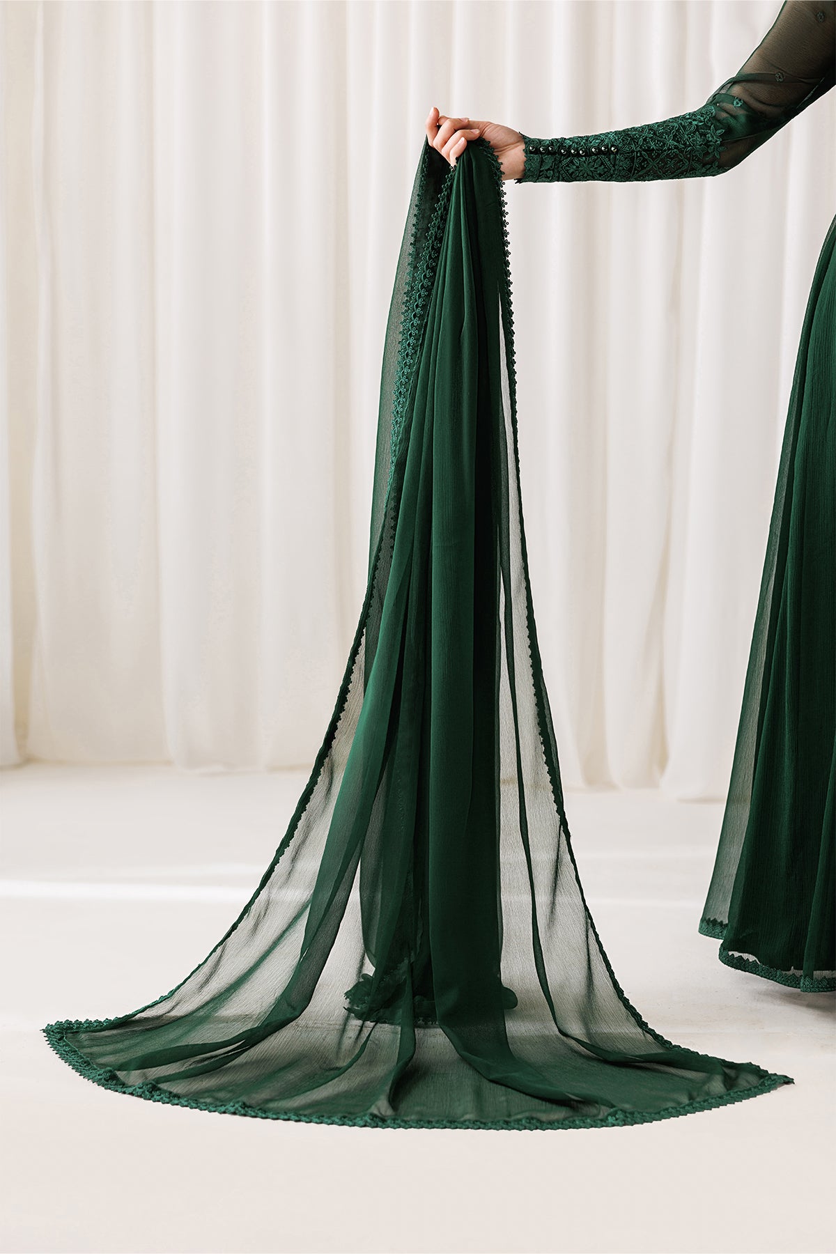 PLAIN CHIFFON DUPATTA-100