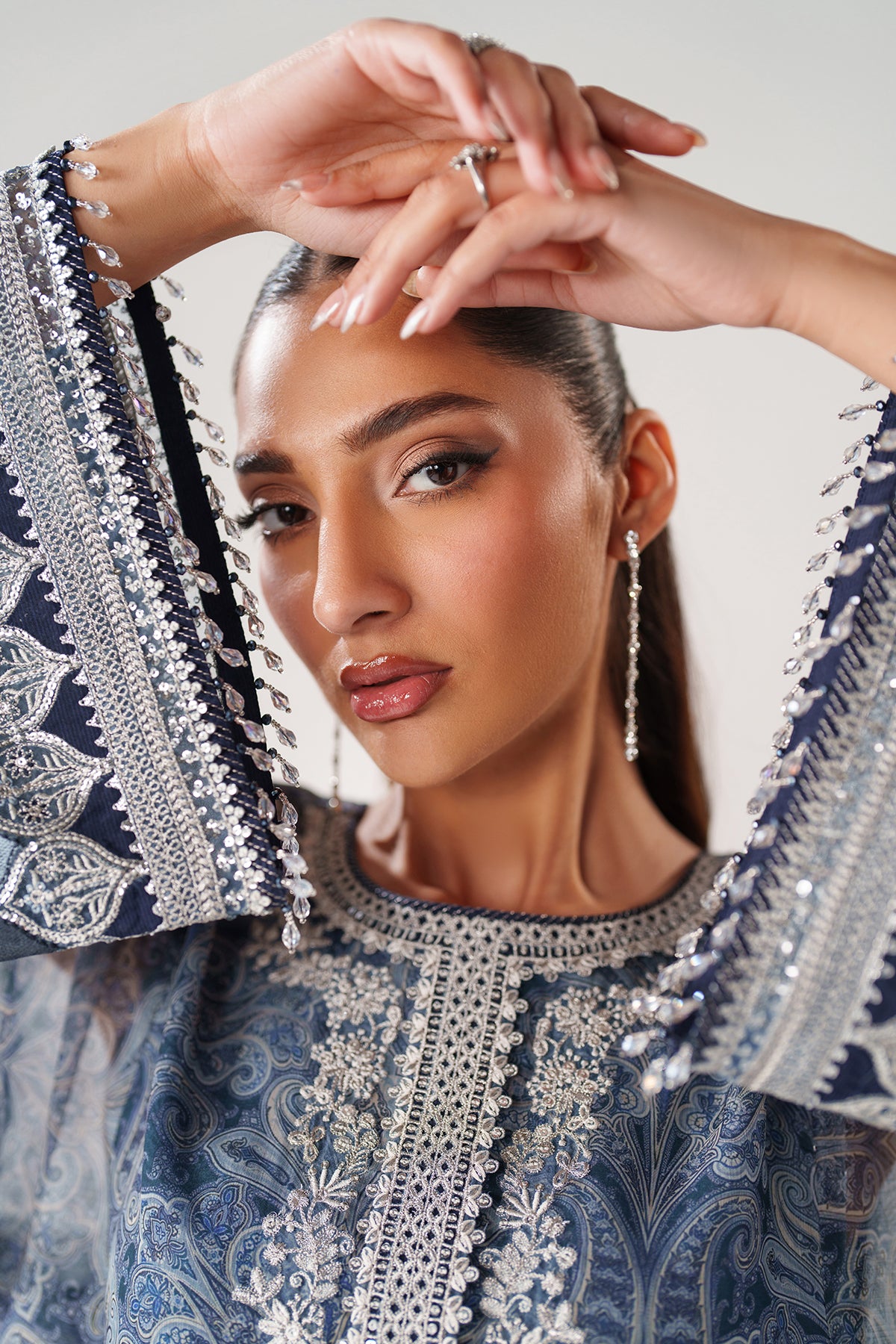 EMBROIDERED CHIFFON SF-4387