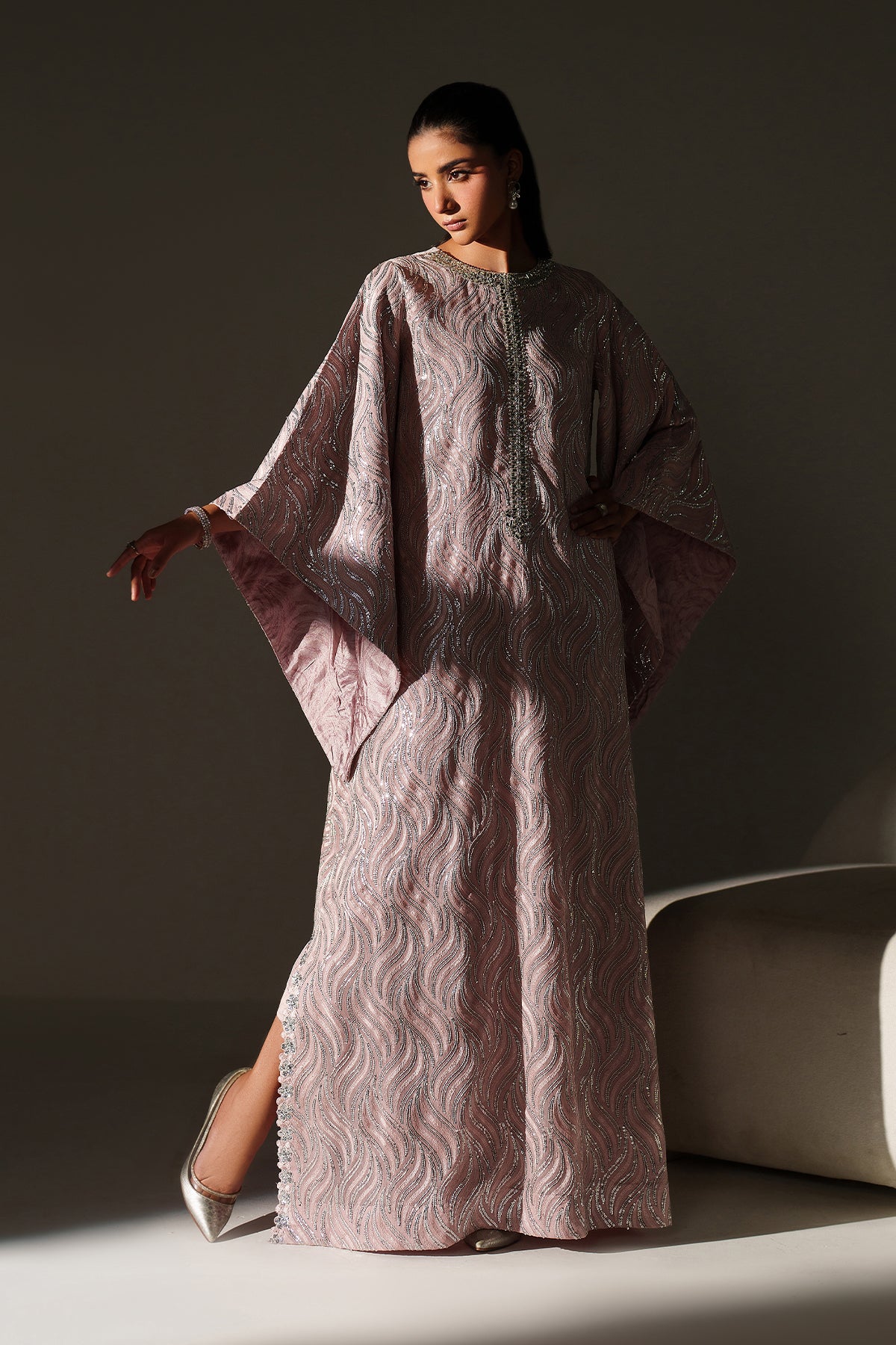 EMBROIDERED CHIFFON PR-1244