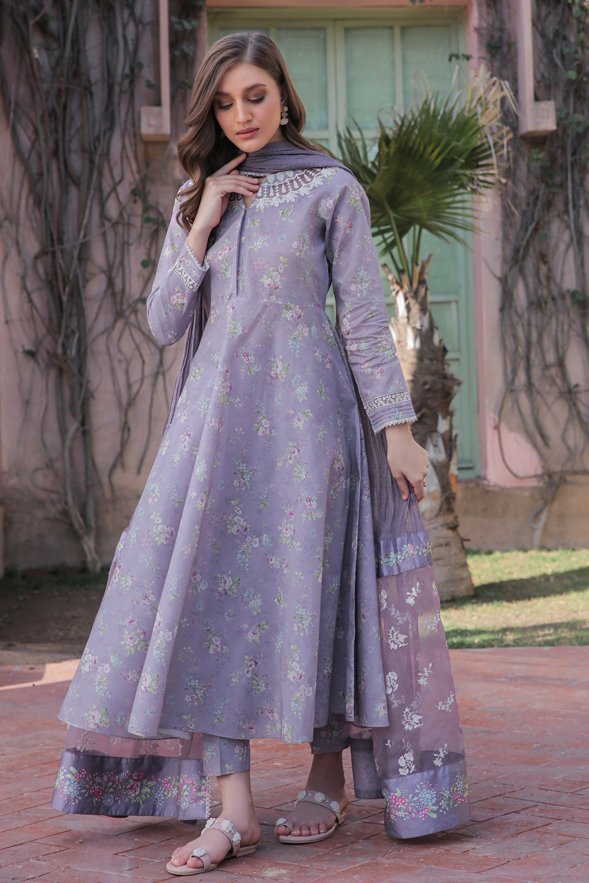 EMBROIDERED LAWN SF-324