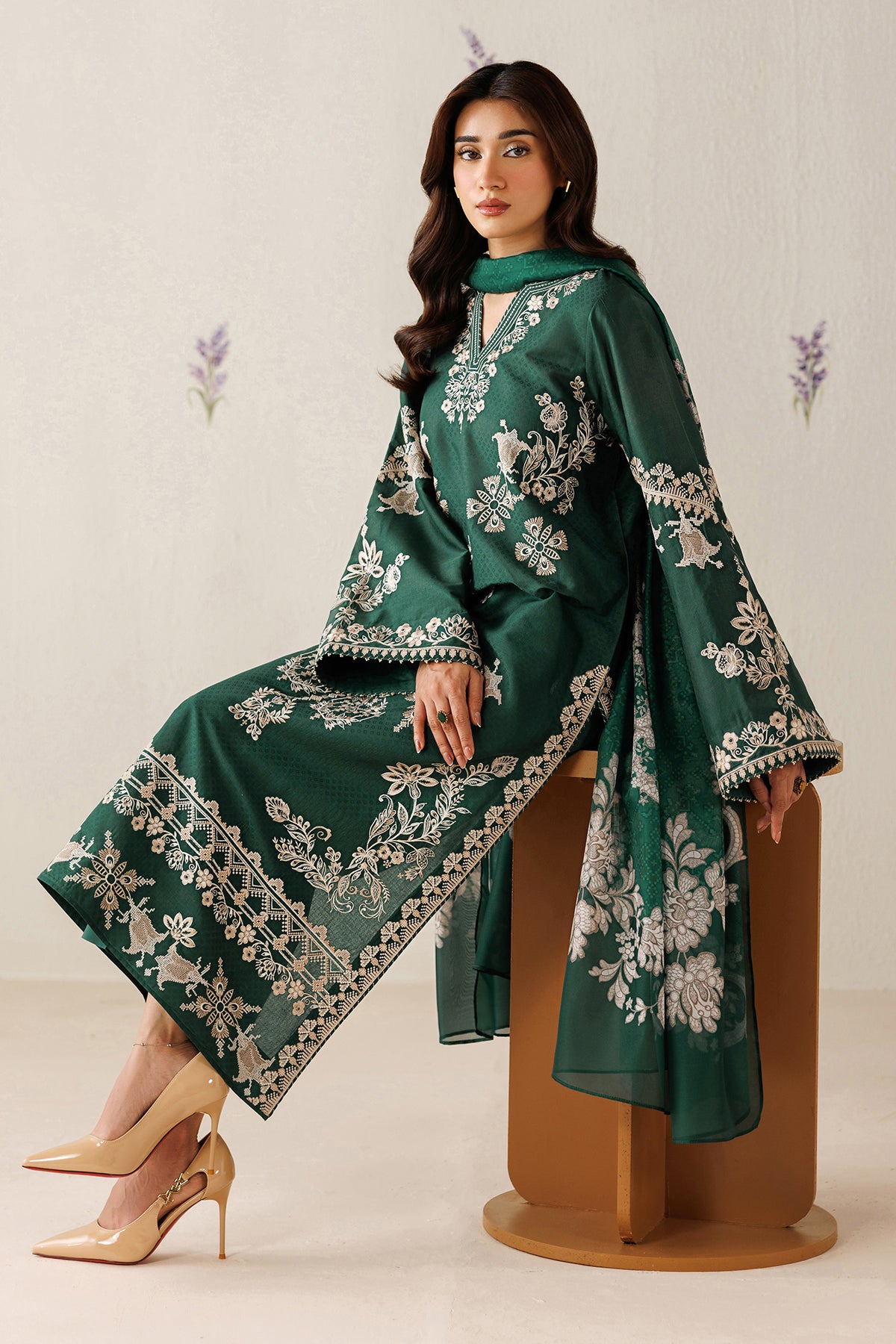 EMBROIDERED JACQUARD PR-1268