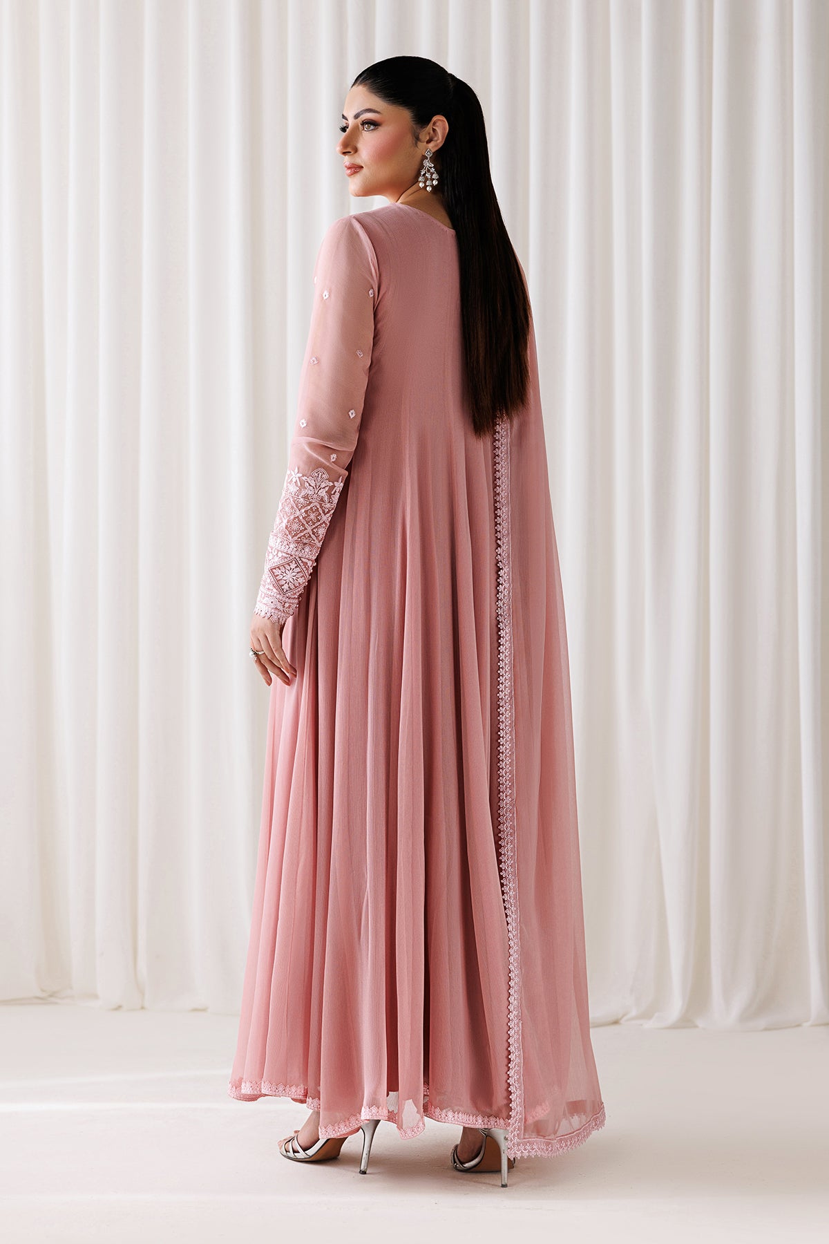 EMBROIDERED CHIFFON EN-1299