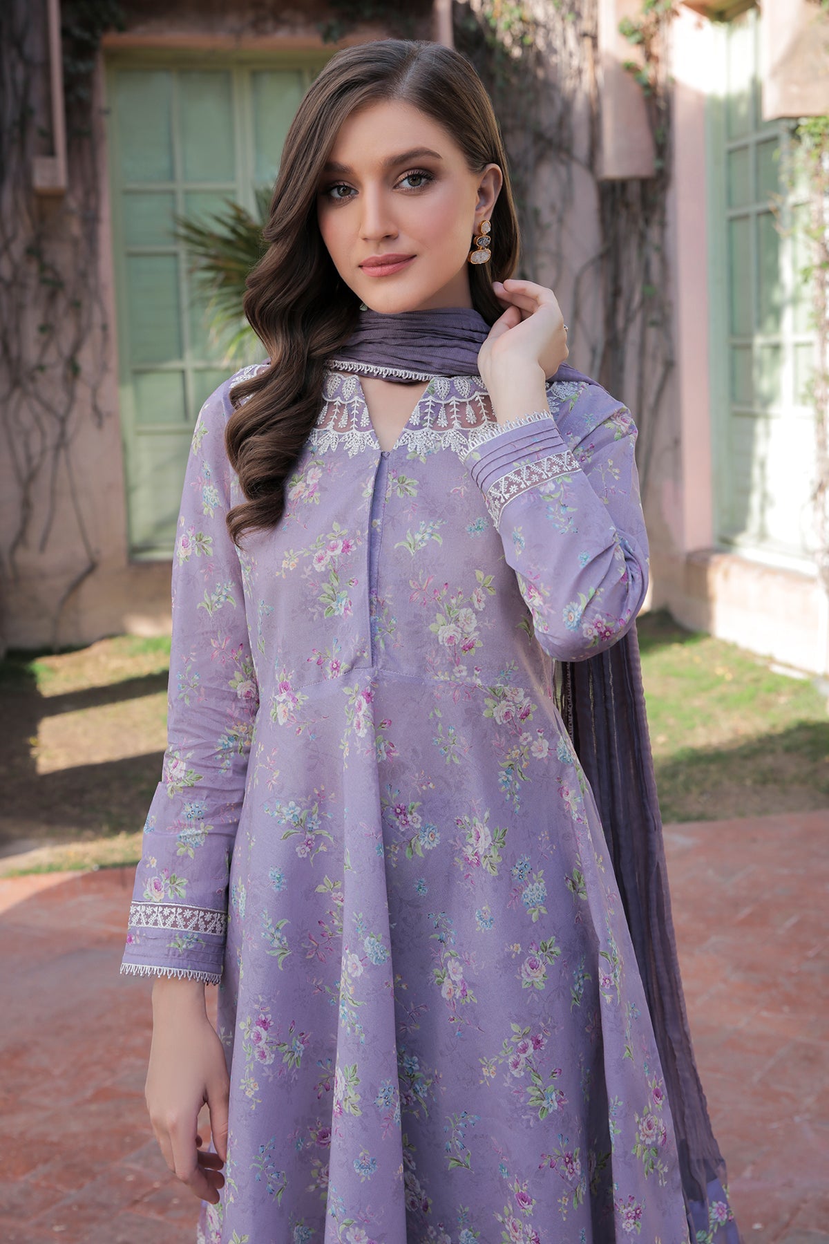 EMBROIDERED LAWN SF-324