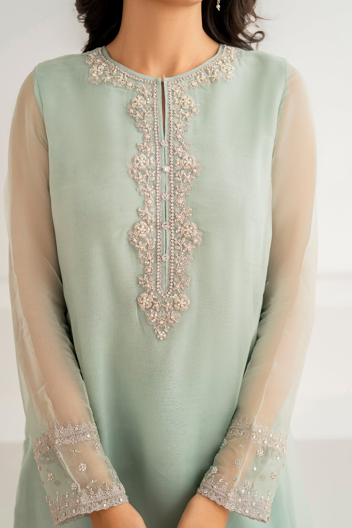 EMBROIDERED CHIFFON PR-995