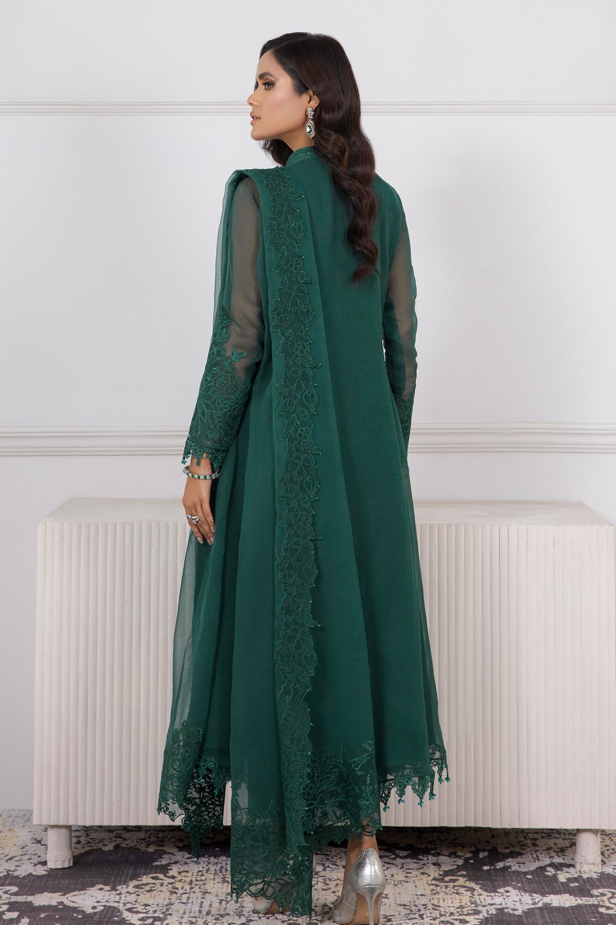 EMBROIDERED SCHIFFLI CHIFFON SF-339