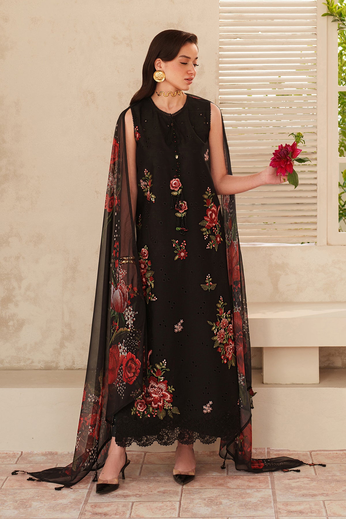 EMBROIDERED LAWN SF-4399