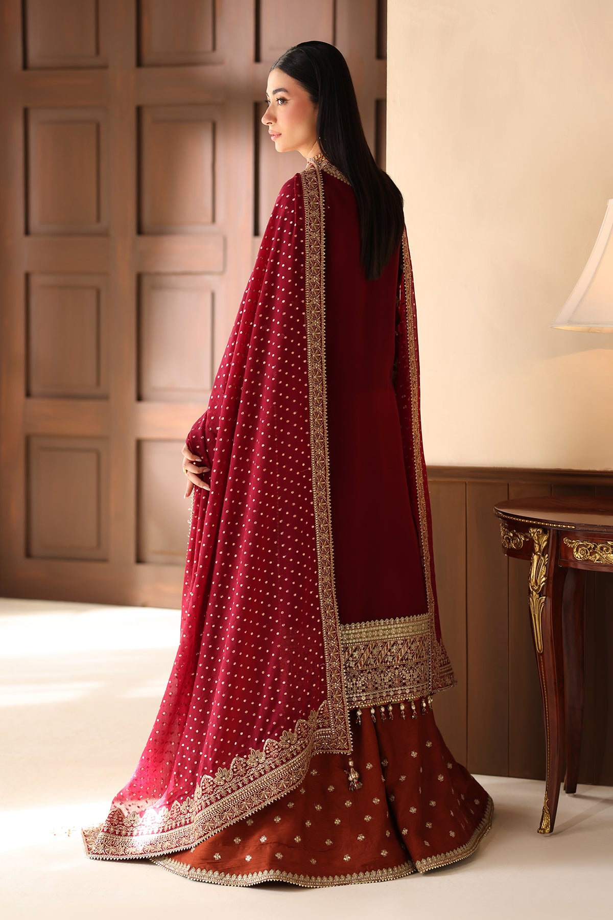 EMBROIDERED CHIFFON SF-4486