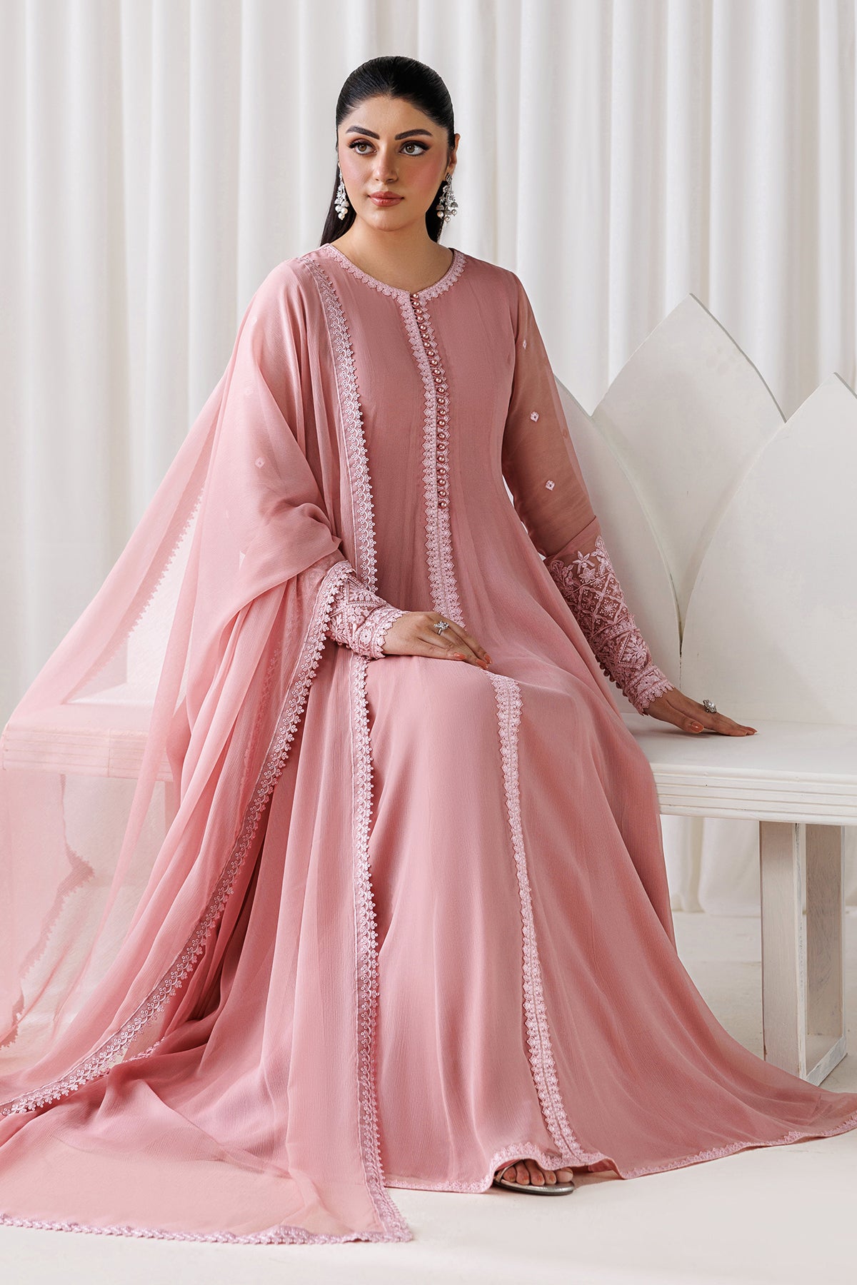PLAIN CHIFFON DUPATTA-101
