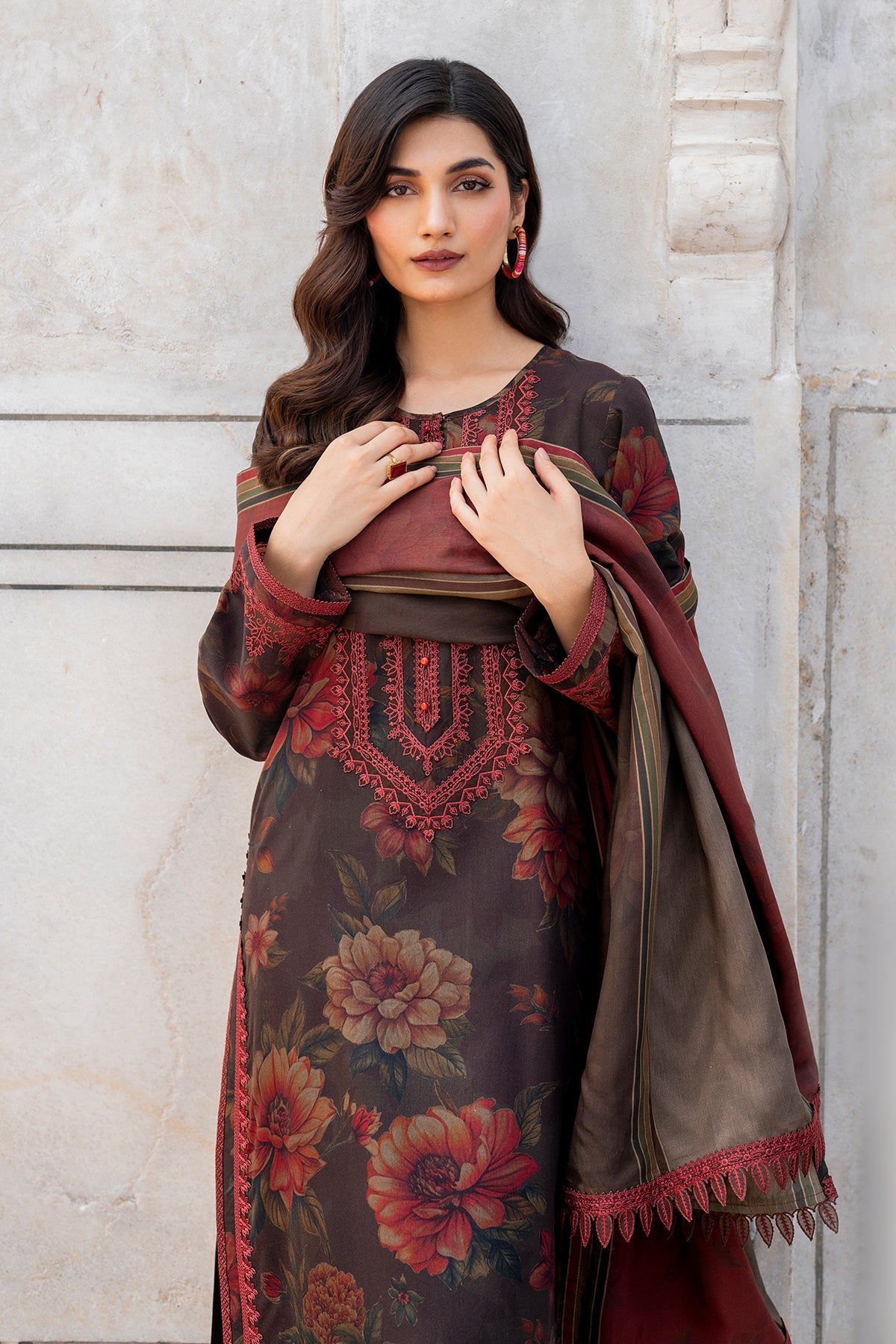 EMBROIDERED VISCOSE SF-735