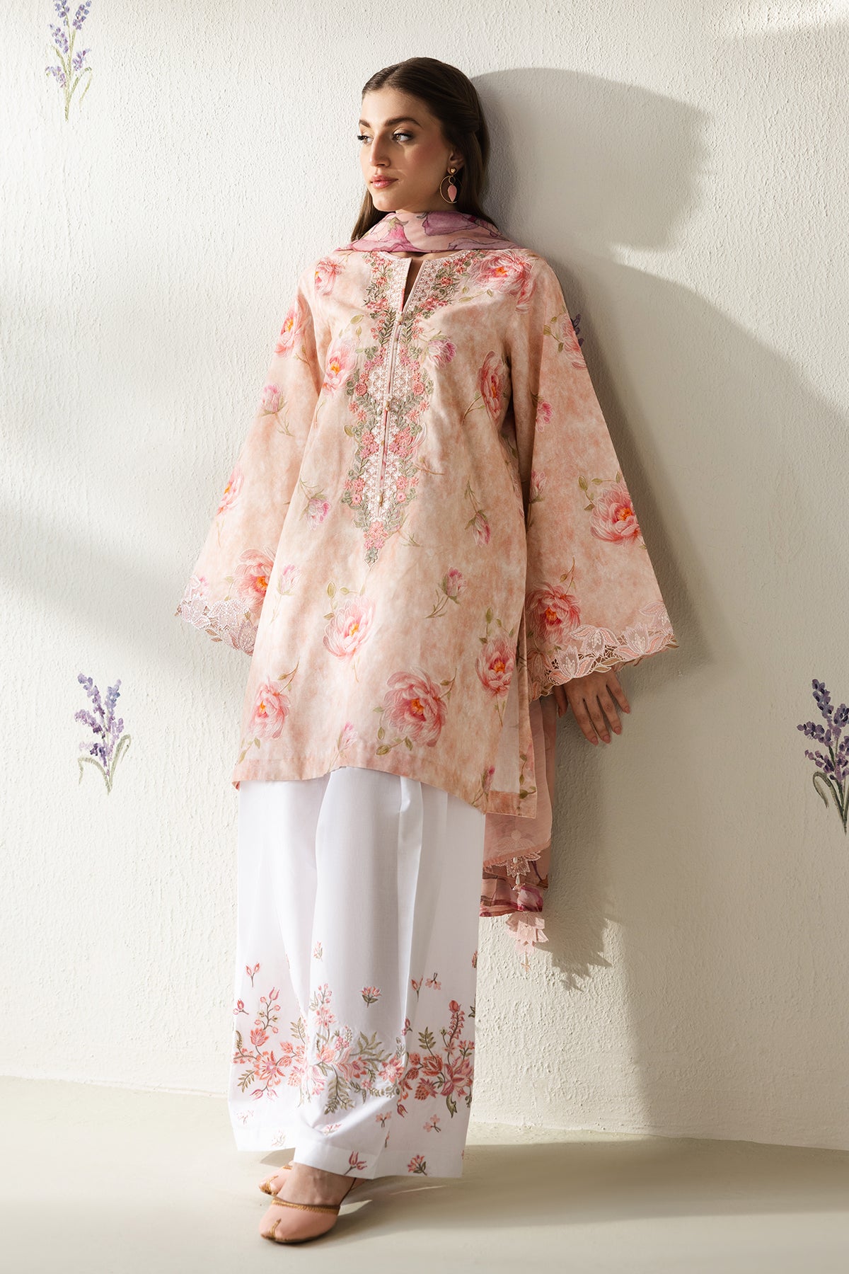 EMBROIDERED LAWN UF-4427