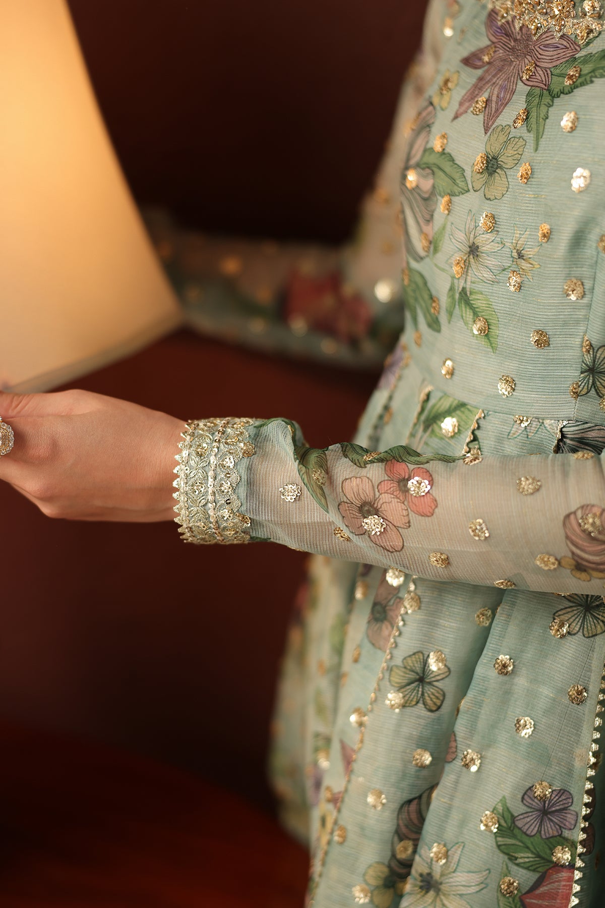 EMBROIDERED COTTON PATTI PR-1363