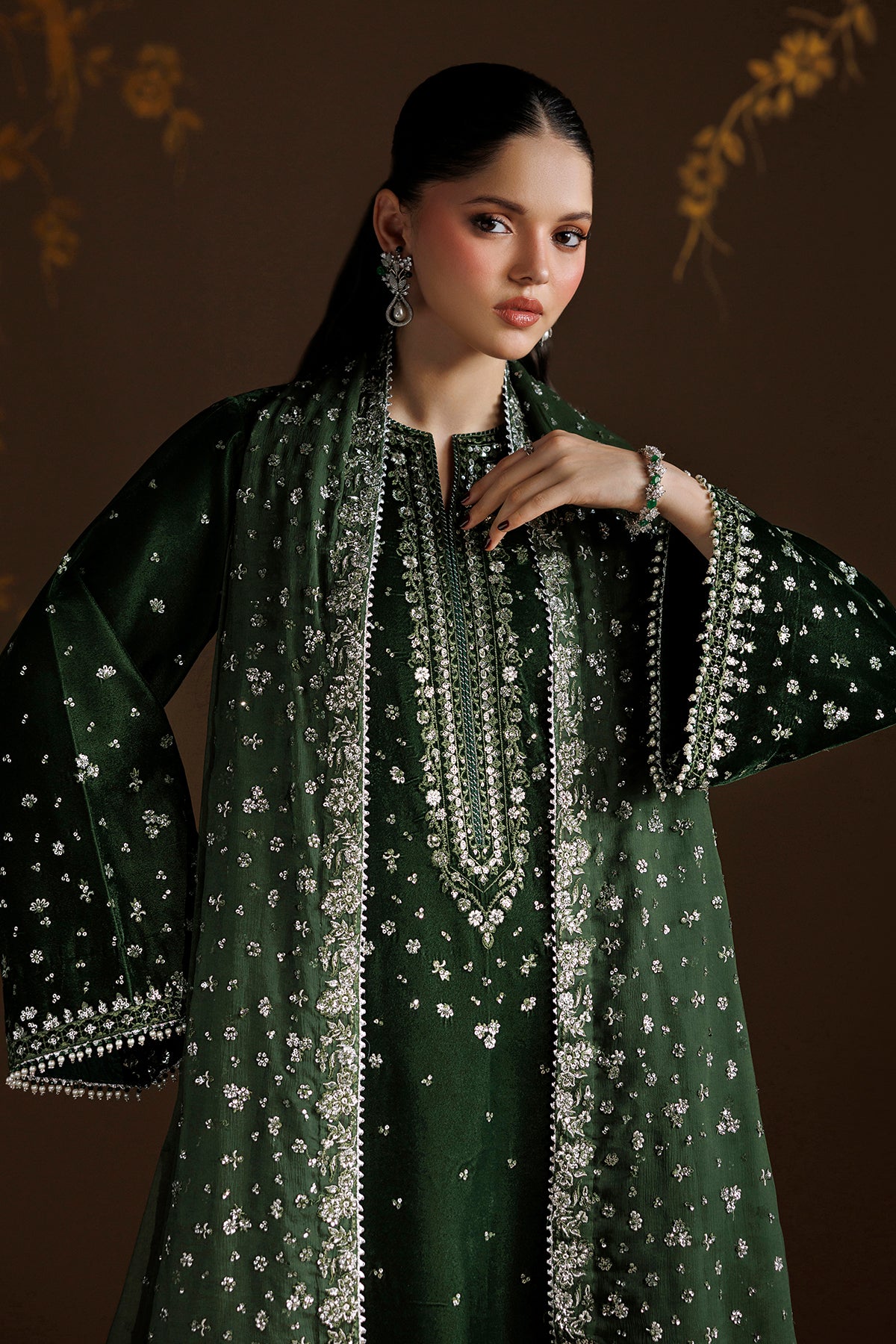 EMBROIDERED VELVET SF-4545