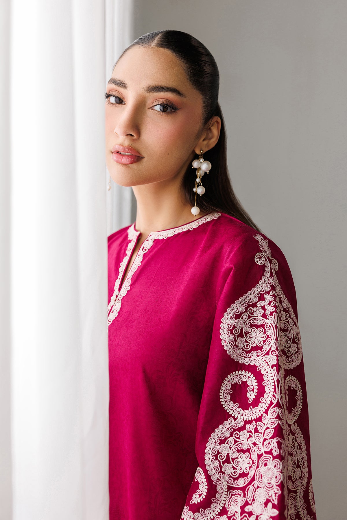 EMBROIDERED JACQUARD PR-1253