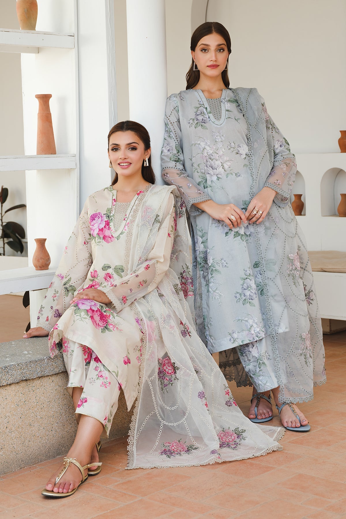 EMBROIDERED LAWN SF-652