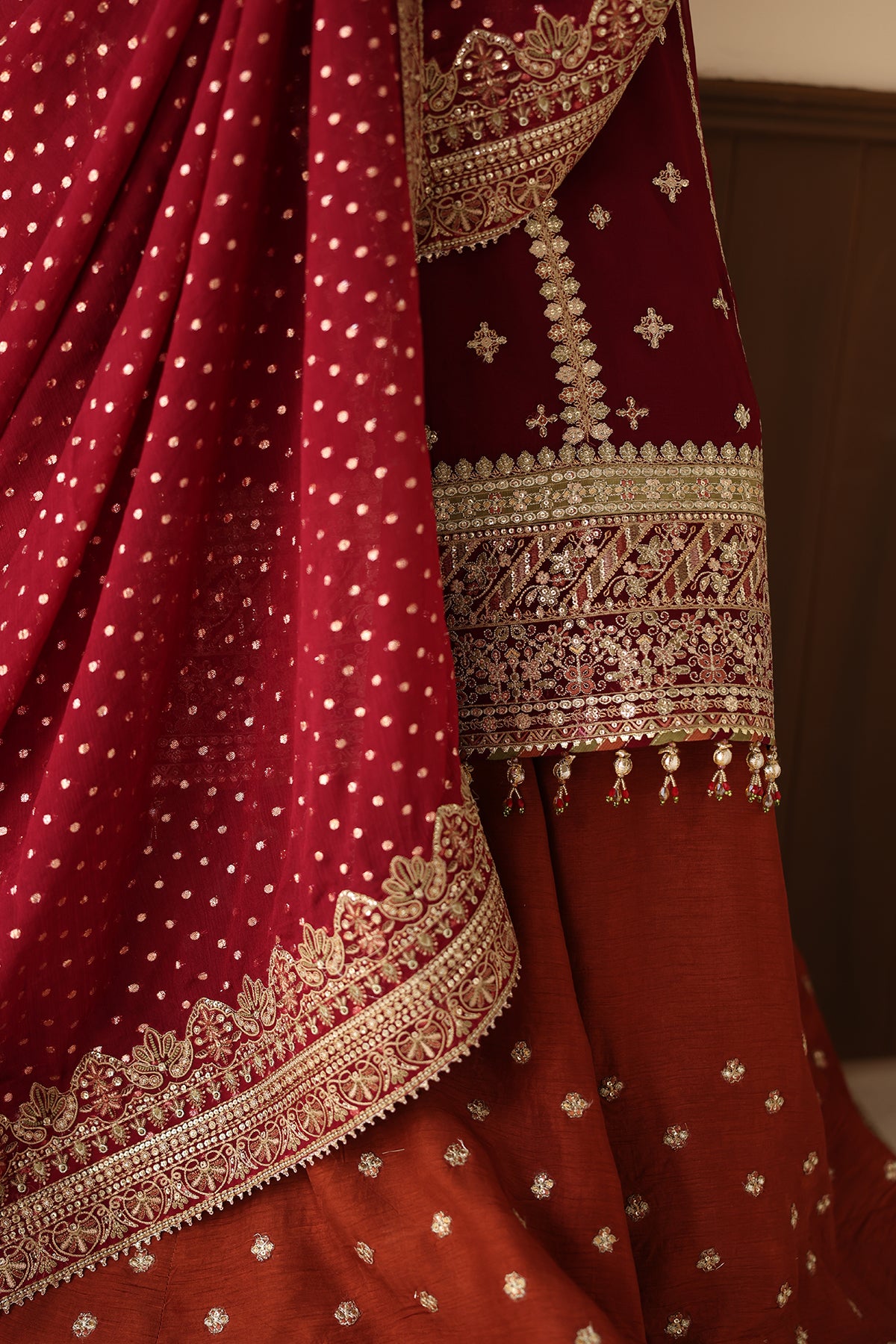EMBROIDERED CHIFFON SF-4486