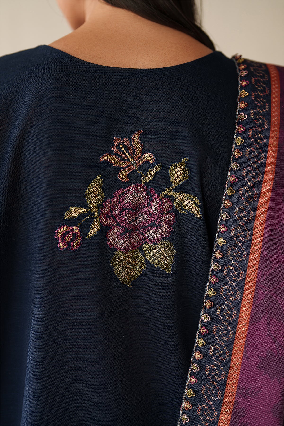 EMBROIDERED KHADDAR SF-4350