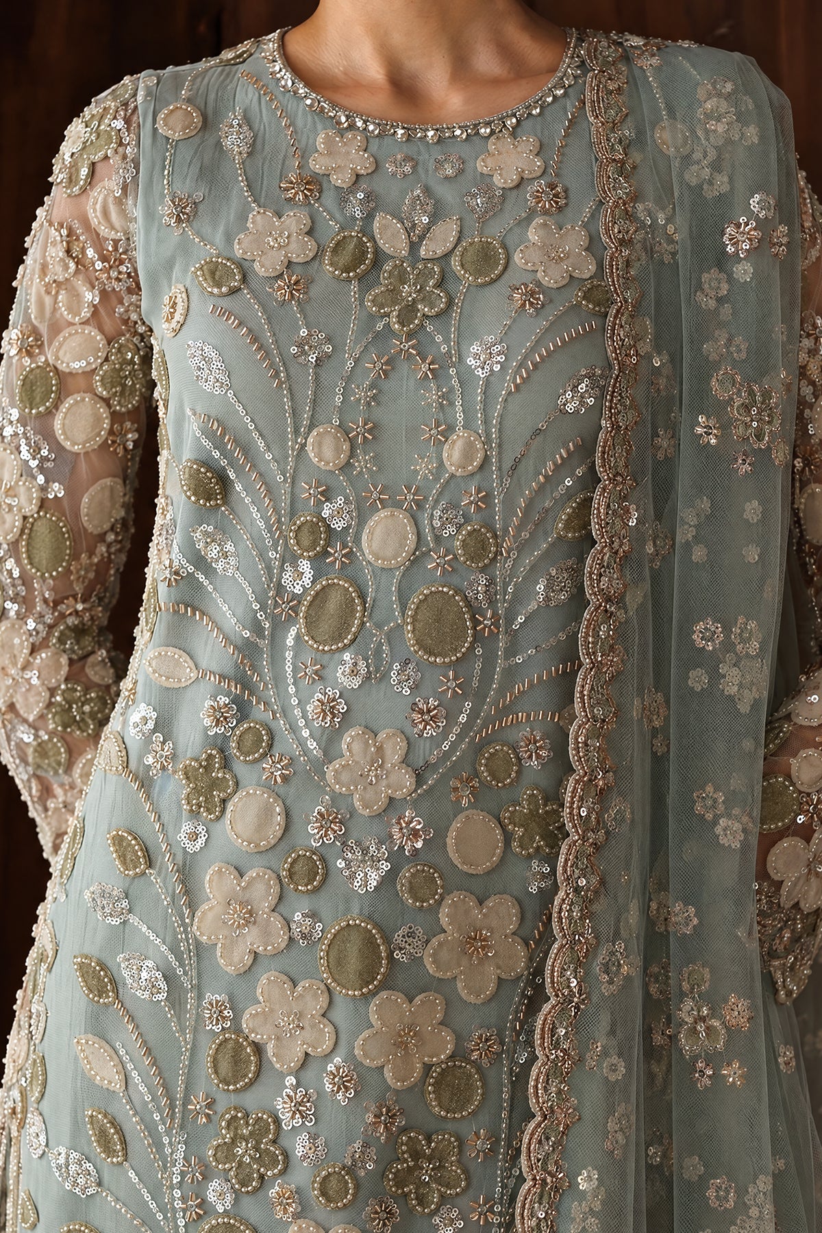 EMBELLISHED NET SF-4640