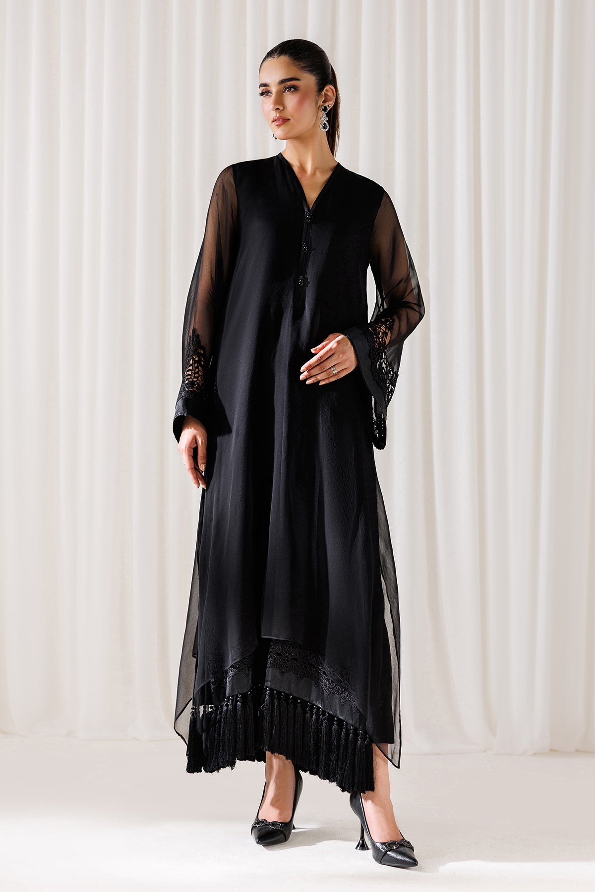 EMBROIDERED CHIFFON EN-1300