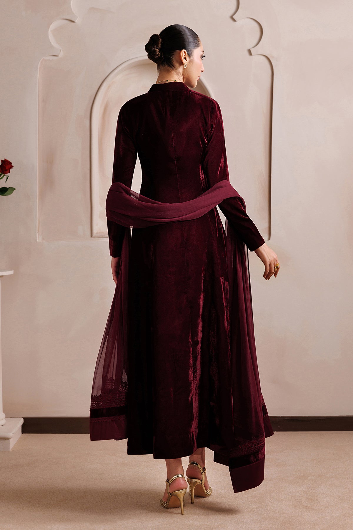 PLAIN CHIFFON DUPATTA-128