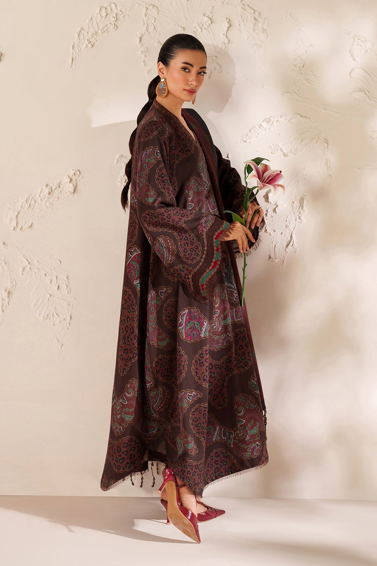 EMBROIDERED VISCOSE SILK SF-4288