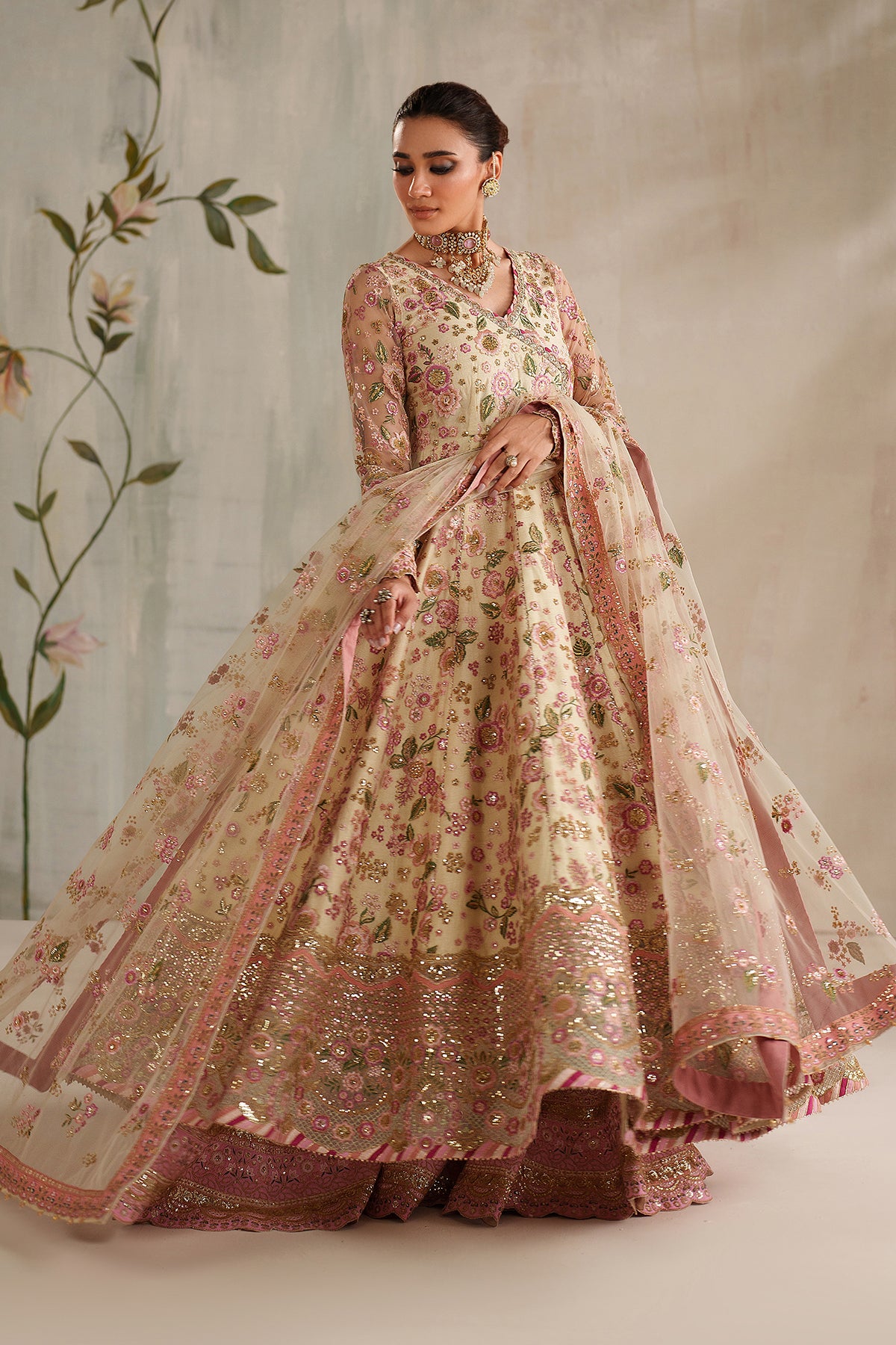 EMBROIDERED NET SF-4371