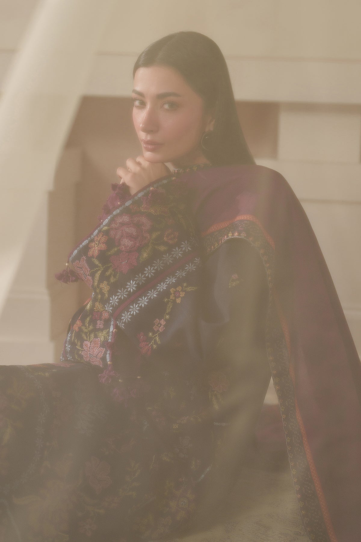 EMBROIDERED KHADDAR SF-4350