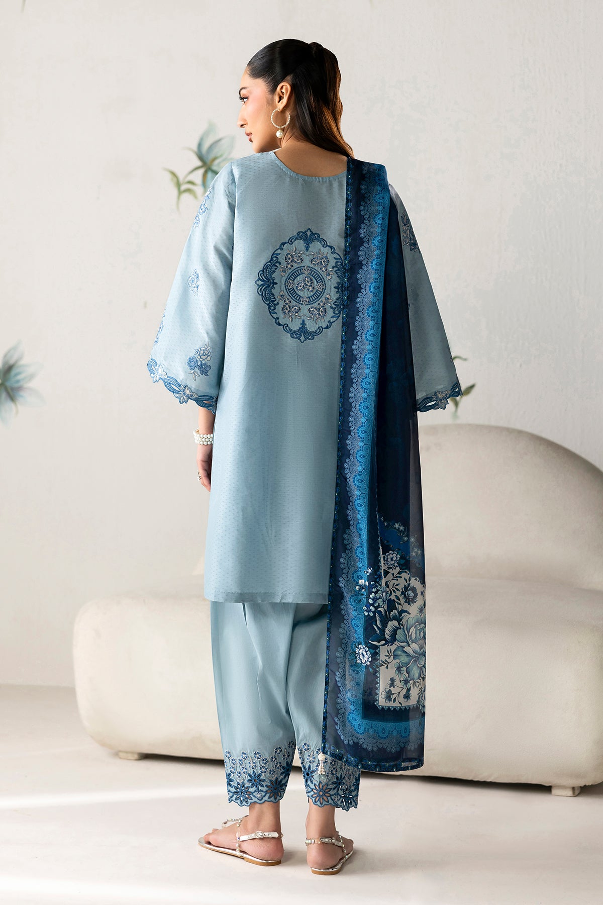 EMBROIDERED LAWN PR-1255