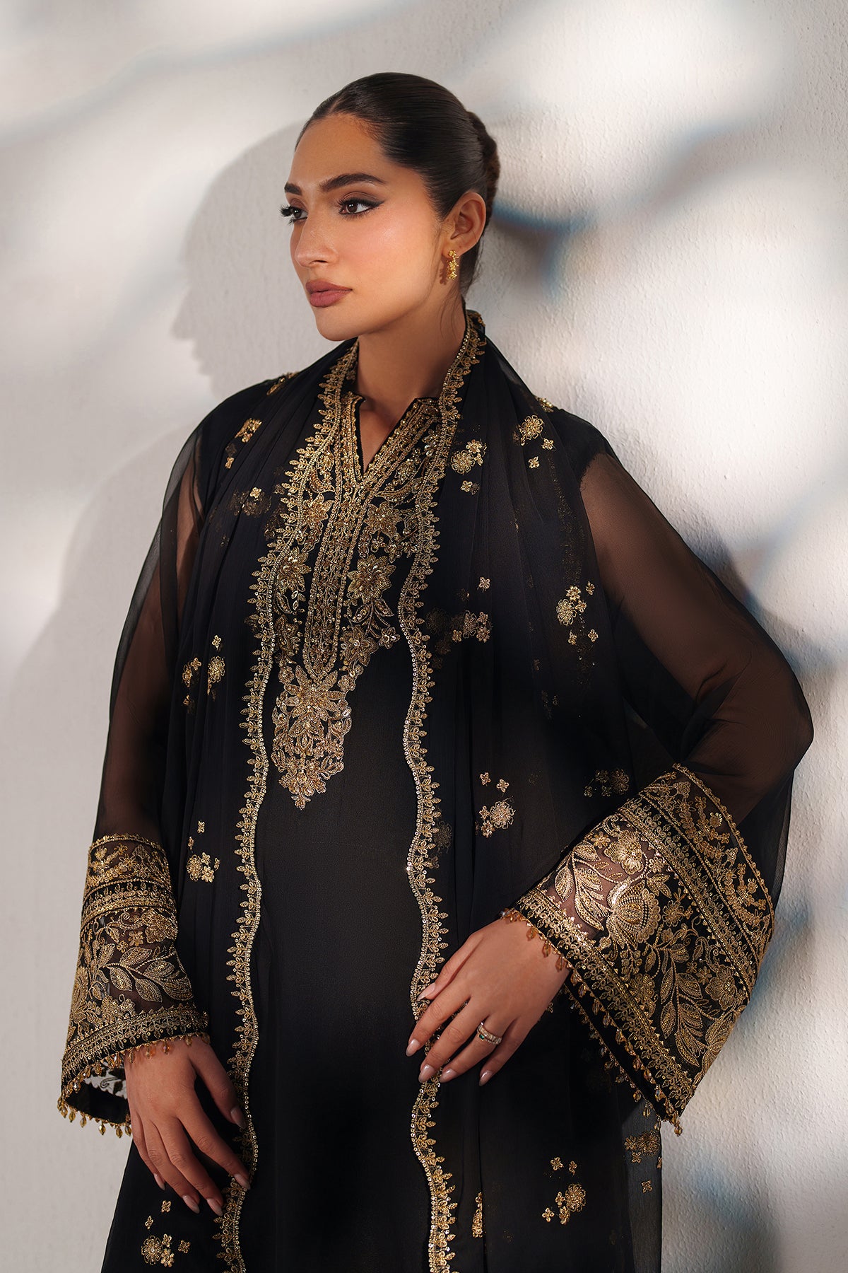 EMBROIDERED CHIFFON PR-1250