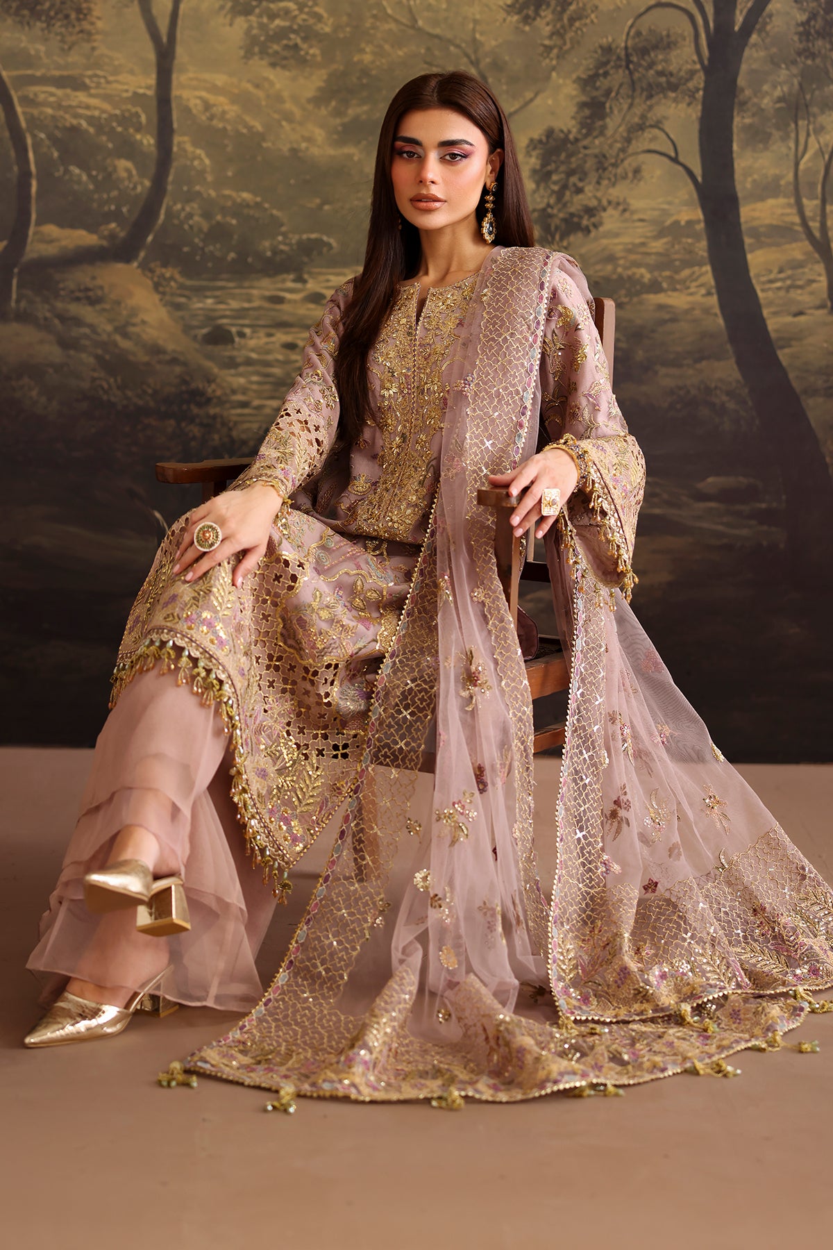 EMBROIDERED NET SF-4378