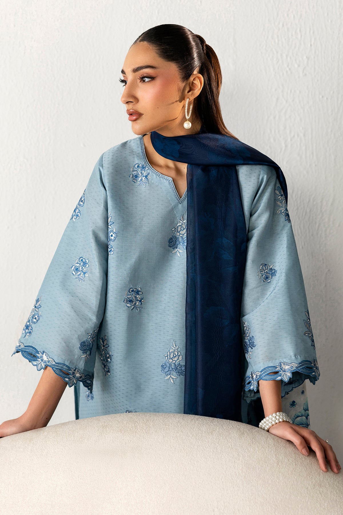 EMBROIDERED LAWN PR-1255