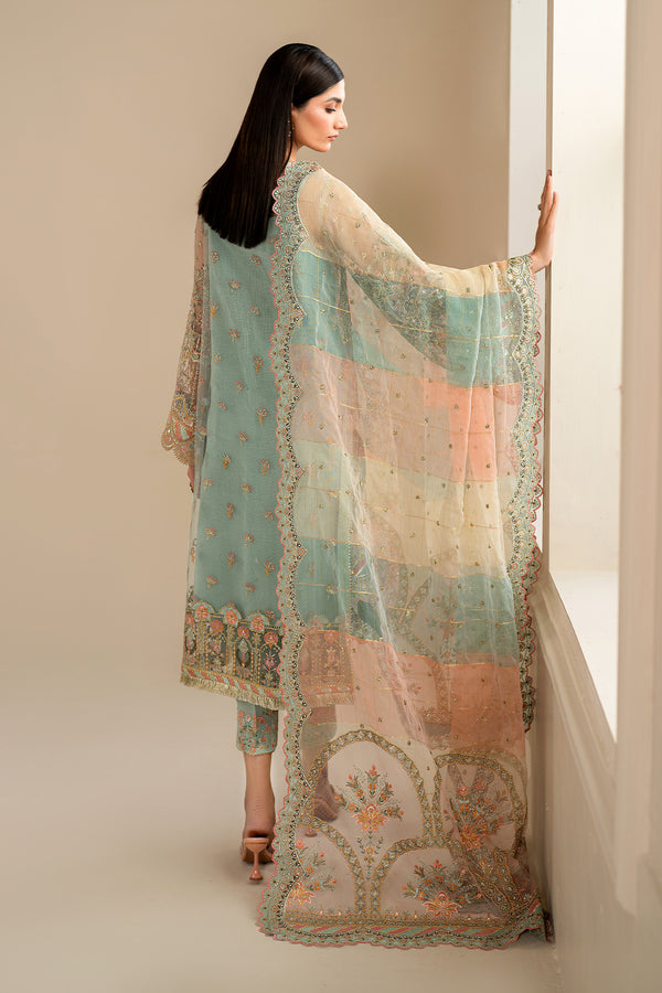 Kainat Unstitch Embroidered Fancy Collection-Design 02
