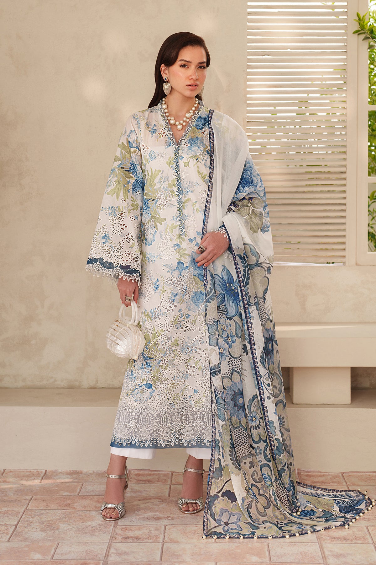 EMBROIDERED LAWN SF-4401