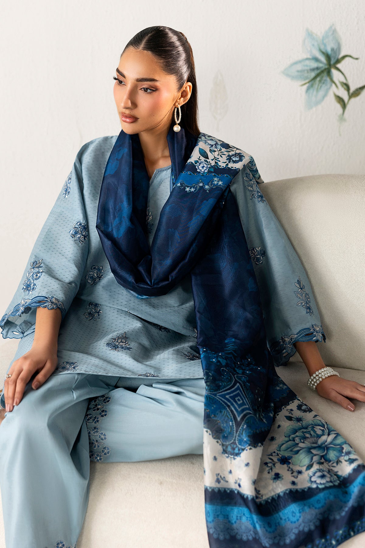 EMBROIDERED LAWN PR-1255