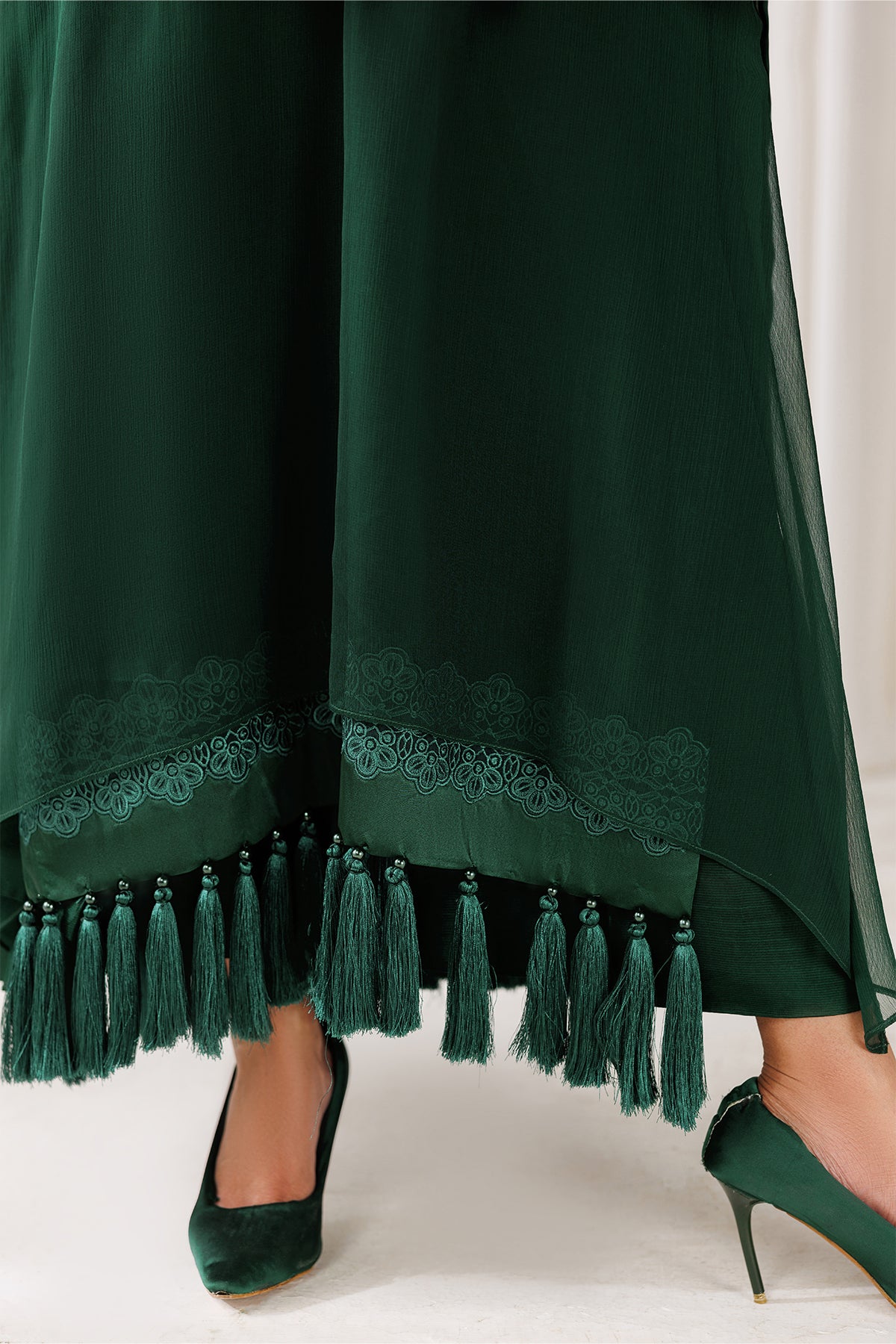 EMBROIDERED CHIFFON EN-1301