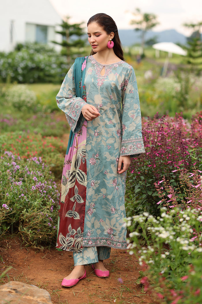 Girl's Stitched Poly Lawn 2 PCs main image 1