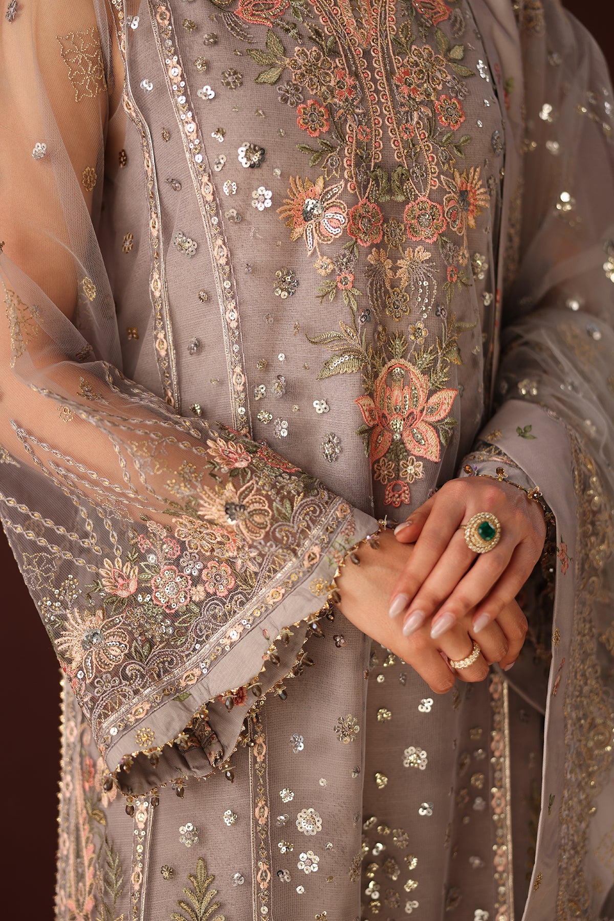 EMBROIDERED NET SF-4487