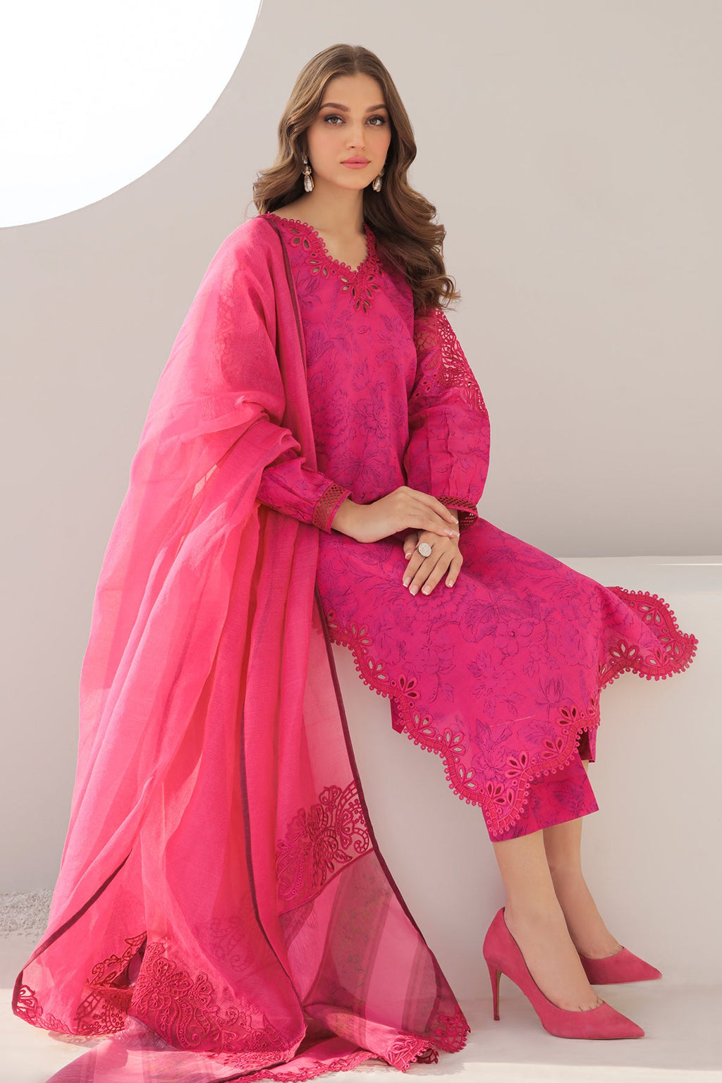 Baroque EMBROIDERED LAWN SF-308, view 1