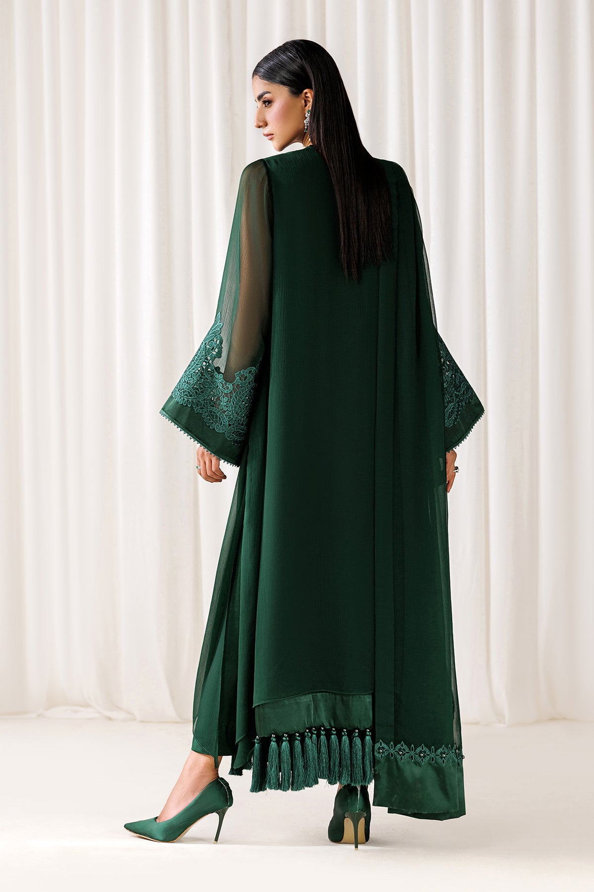 EMBROIDERED CHIFFON EN-1301
