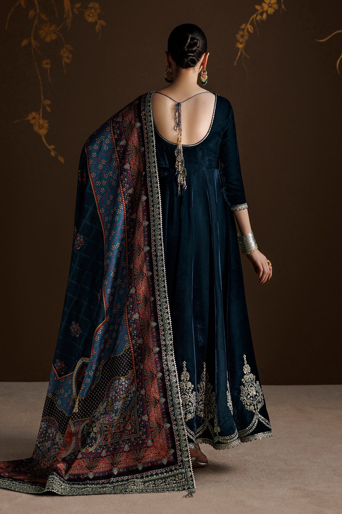 EMBROIDERED VELVET PR-1410