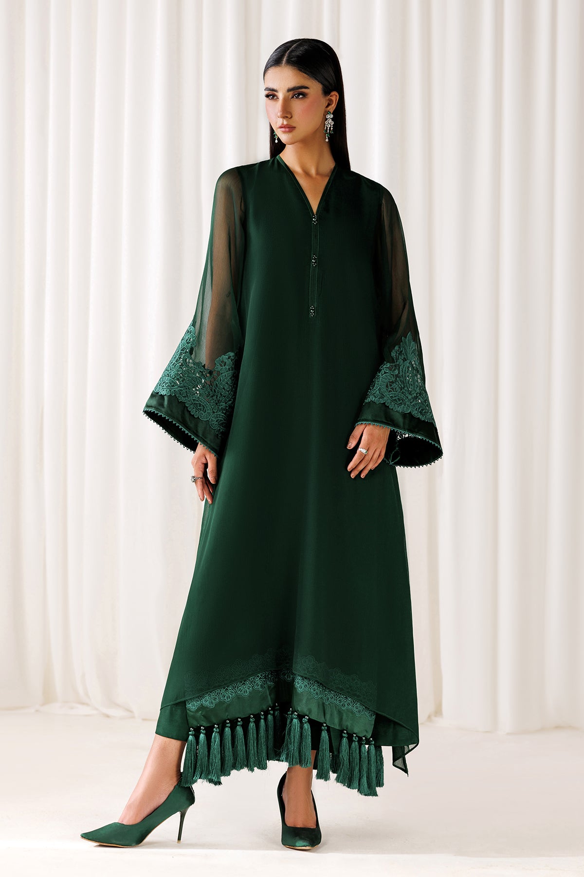 EMBROIDERED CHIFFON EN-1301