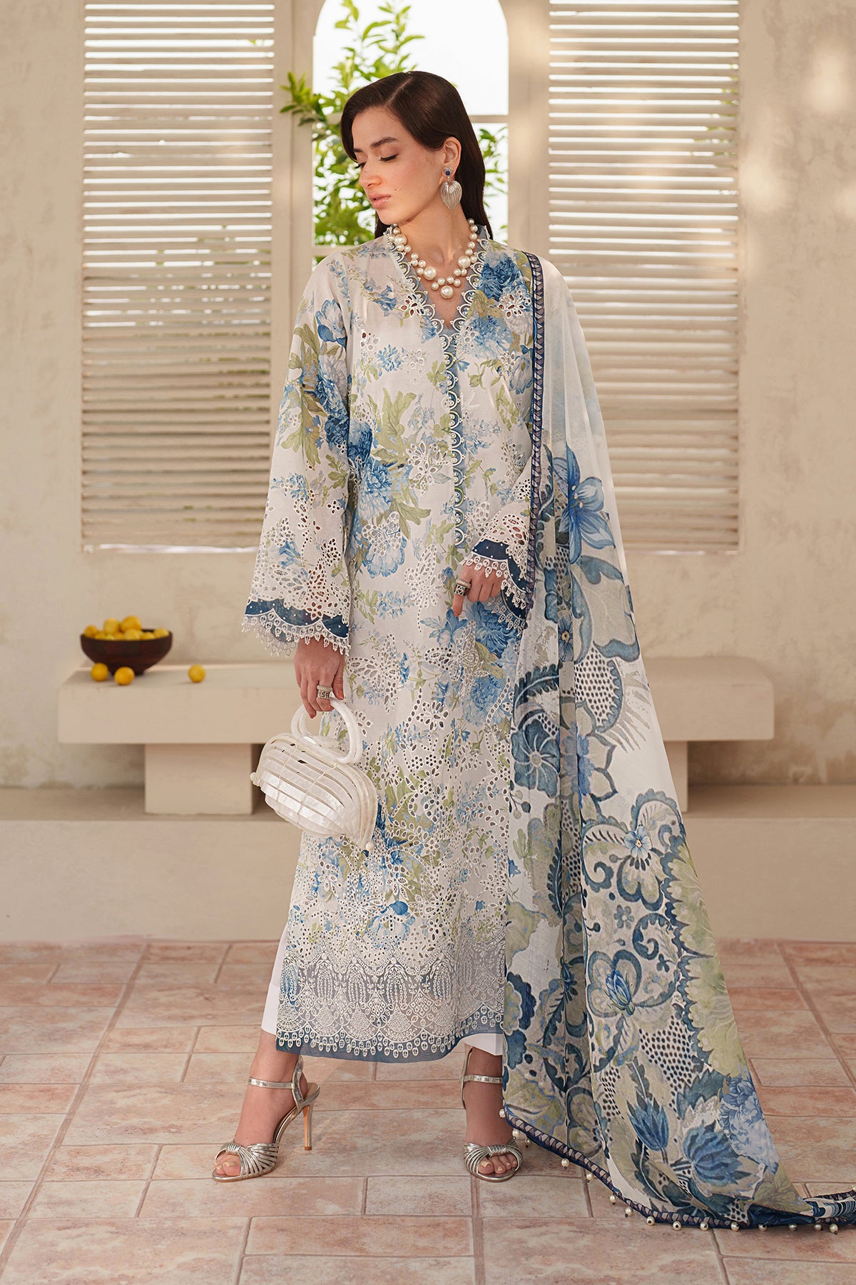 EMBROIDERED LAWN SF-4401