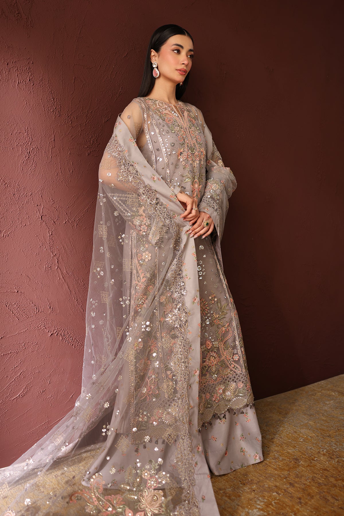 EMBROIDERED NET SF-4487