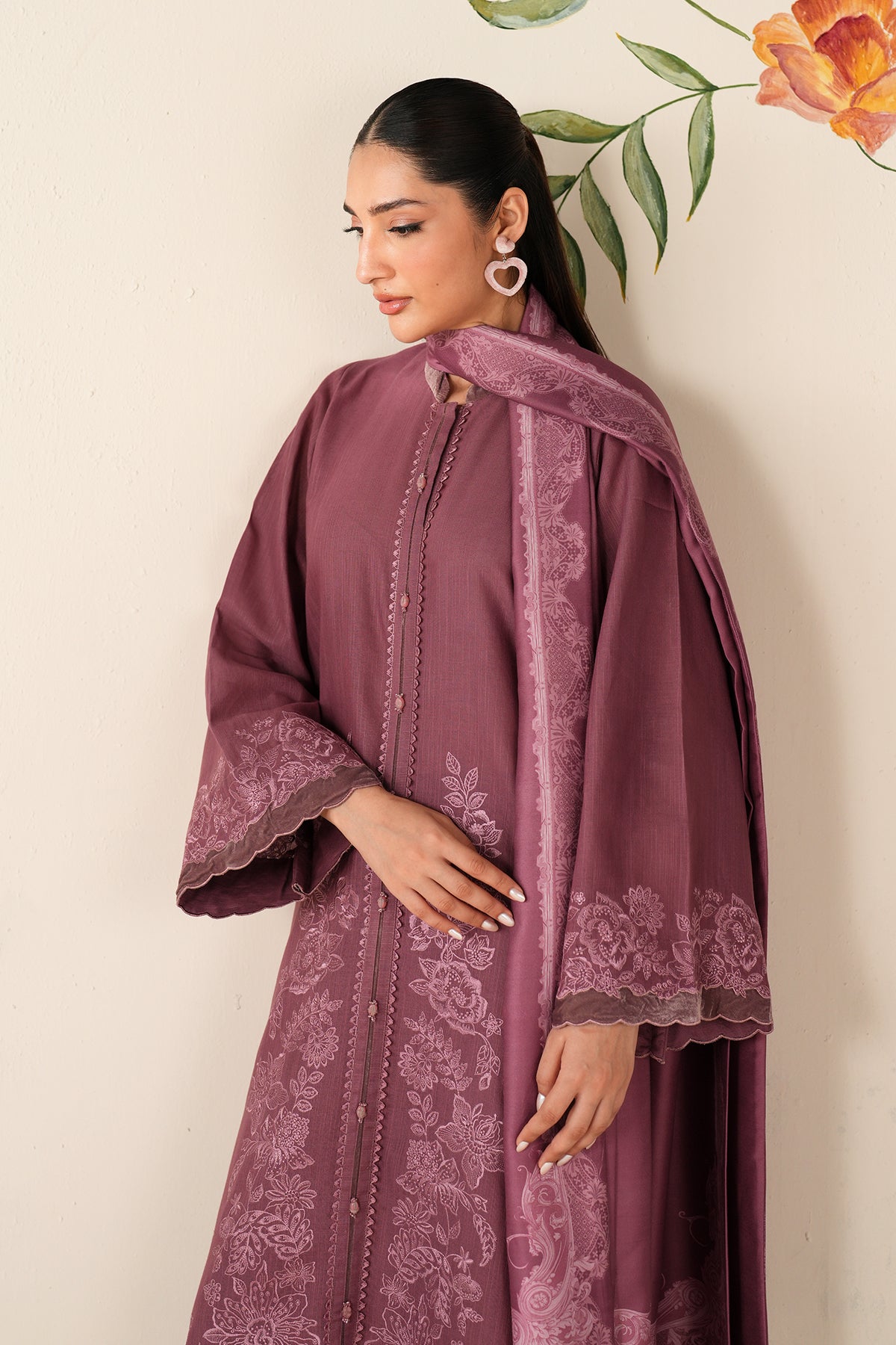 EMBROIDERED KHADDAR PR-1189