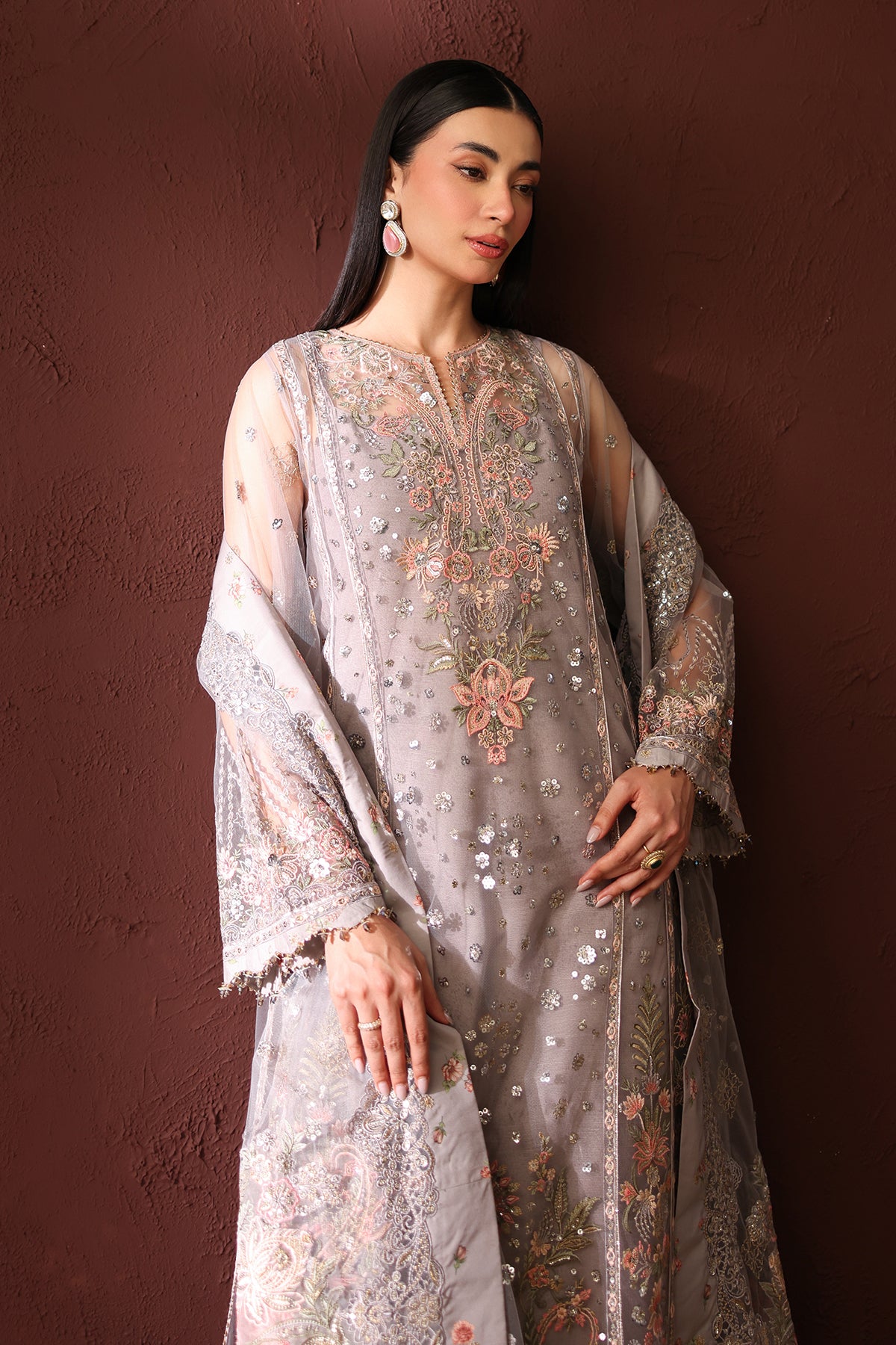 EMBROIDERED NET SF-4487